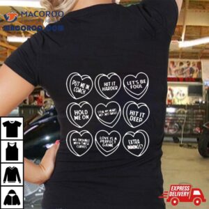 Baseball Candy Hearts Tshirt