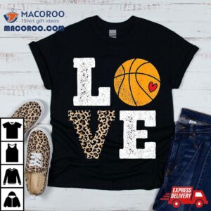 Basketball Love Girls Kids Tshirt