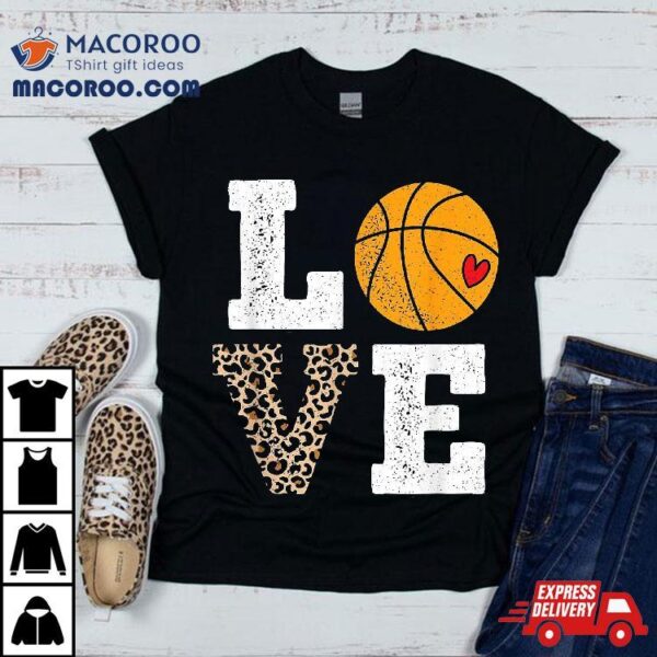 Basketball Love Girls Kids Shirt