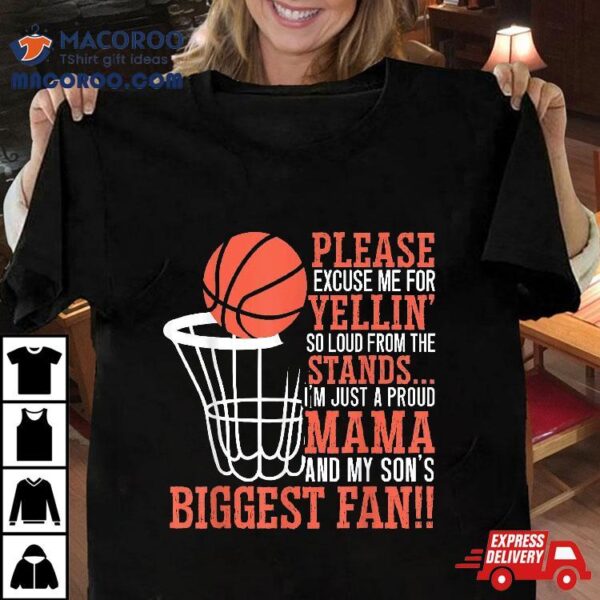 Basketball Mama Player Hoop Junkie Mothers Day Mom Shirt