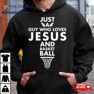 Basketballer Sports Jesus And Basketball Tshirt