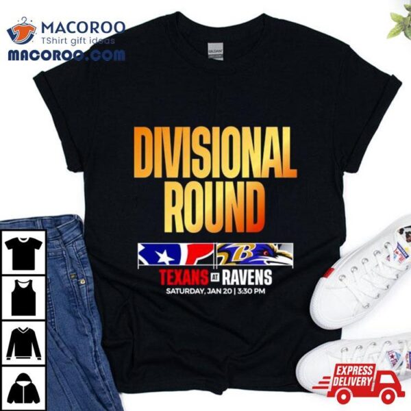 Battle Divisional Round Texans Vs Ravens Saturday, Jan 20 3 30 Pm Shirt