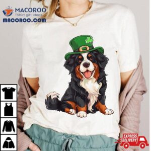 Bernese Mountain Shamrock Hat Saint Patricks Day Dog Gifts Shirt