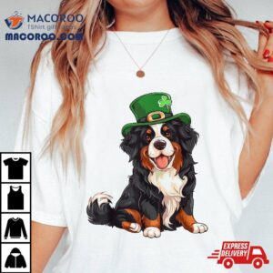 Bernese Mountain Shamrock Hat Saint Patricks Day Dog Gifts Shirt