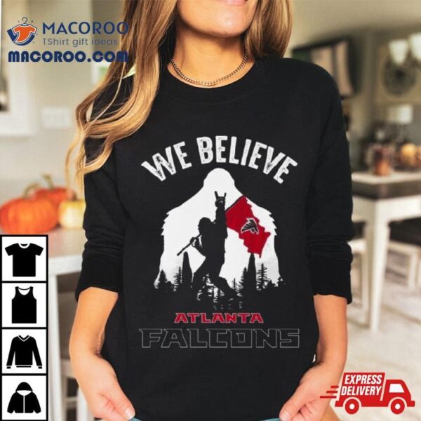 Bigfoot We Believe Atlanta Falcons 2024 Shirt