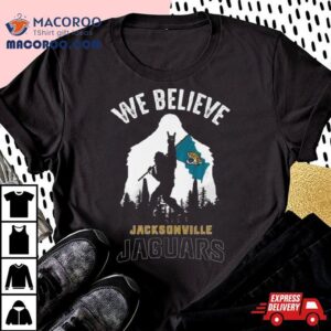 Bigfoot We Believe Jacksonville Jaguars Tshirt