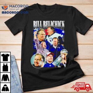 Bill Belichick New England Patriots Graphic Vintage Tshirt