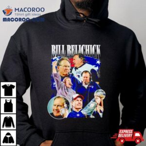 Bill Belichick New England Patriots Graphic Vintage Tshirt