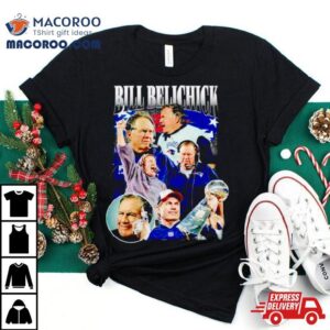 Bill Belichick New England Patriots Graphic Vintage Tshirt