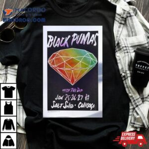 Black Pumas With The Dip Jan Salt Shed Chicago Tshirt