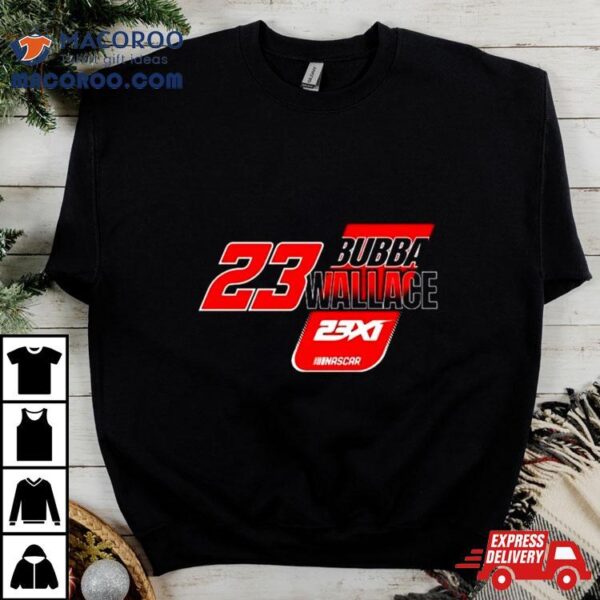 Bubba Wallace 23xi Racing Black Racer Back Tri Blend T Shirt