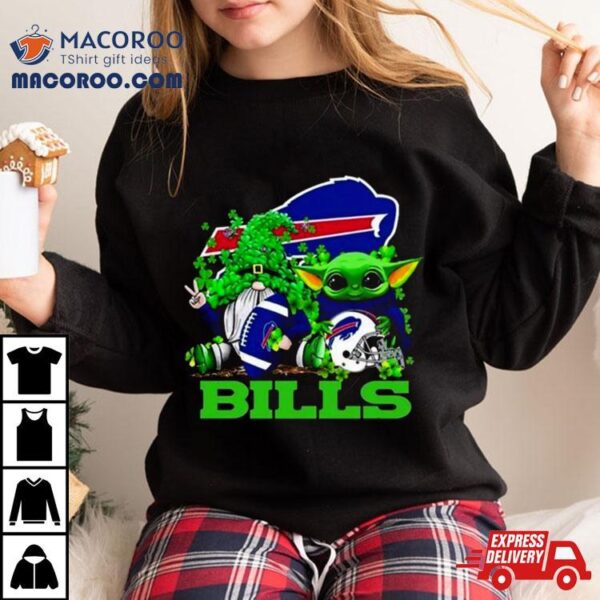 Buffalo Bills Baby Yoda Happy St.patrick’s Day Shamrock 2024 T Shirt