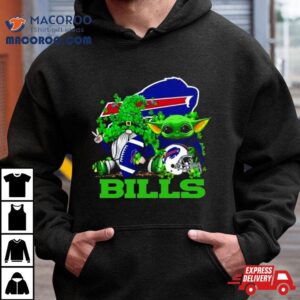 Buffalo Bills Baby Yoda Happy St.patrick’s Day Shamrock 2024 T Shirt