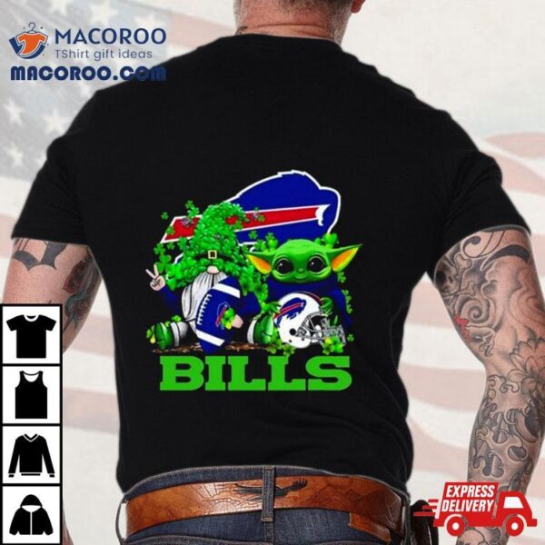 Buffalo Bills Baby Yoda Happy St.patrick’s Day Shamrock 2024 T Shirt