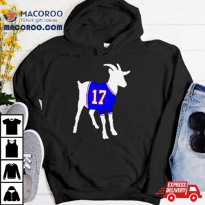 Buffalo Bills Josh Allen 17 Goat Shirt