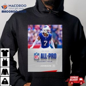 Buffalo Bills Taron Johnson Cb Season Nfl Associated Press All Pro Second Team Tshirt