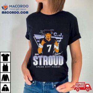 C.j. Stroud Houston Space City Finest Football Signature Shirt