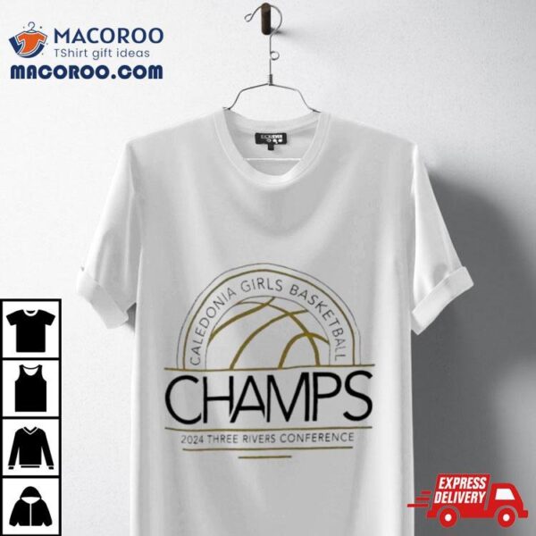 Caledonia Girls Basketball 2024 Three River Conference Champ Shirt