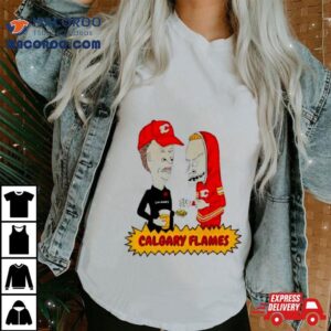 Calgary Flames Beavis And Butt Head Tshirt