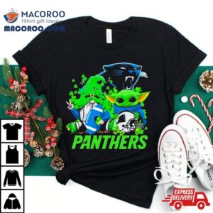 Carolina Panthers Baby Yoda Happy St Patrick Rsquo S Day Shamrock Tshirt