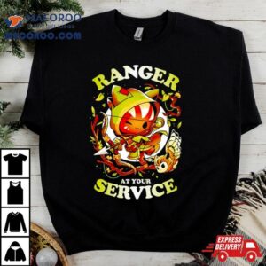 Cat Ranger At Your Service Tshirt