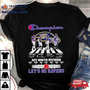 Champion Afc North Division Baltimore Ravens Let Rsquo S Go Lions Super Bowl Tshirt