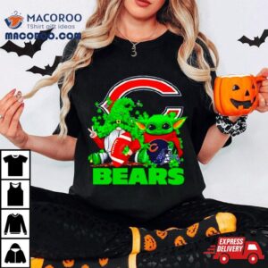 Chicago Bears Baby Yoda Happy St Patrick Rsquo S Day Shamrock Tshirt