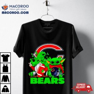 Chicago Bears Baby Yoda Happy St.patrick’s Day Shamrock Shirt