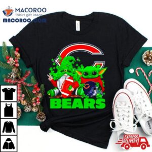 Chicago Bears Baby Yoda Happy St Patrick Rsquo S Day Shamrock Tshirt