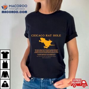 Chicago Rat Hole Many Many Years Ago On This Very Spot Shirt