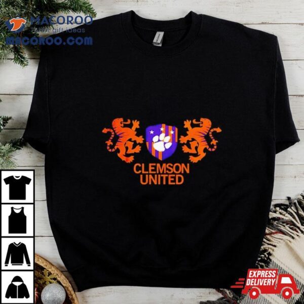 Clemson Tigers Logo Soccer Crest 2024 Shirt