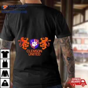 Clemson Tigers Logo Soccer Crest Tshirt