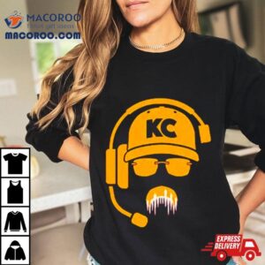 Coach Icicle Mustache Kansas City Football Tshirt