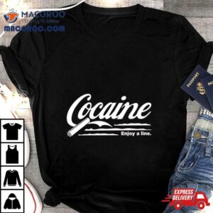 Cocaine Enjoy A Line Logo Tshirt