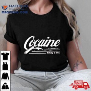 Cocaine Enjoy A Line Logo Tshirt