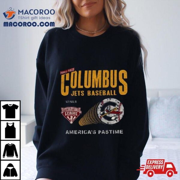 Columbus Jets Baseball Clippers 47 America’s Pastime T Shirt