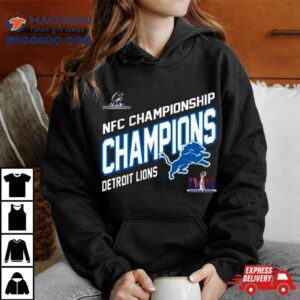 Congratulations Detroit Lions Nfc Championship Winners Merchandise Champions Logo Super Bowl Lviii Fan Gifts Merchandise Tshirt