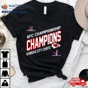 Congratulations Kansas City Chiefs Afc Championship Winners Merchandise Champions Logo Super Bowl Lviii Fan Gifts Merchandise Tshirt