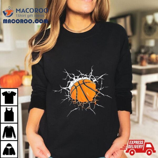 Cool Basketball Player Boys Kids Shirt