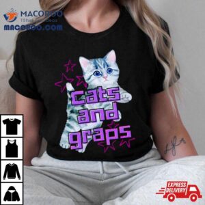 Cute Cats And Graps Shirt