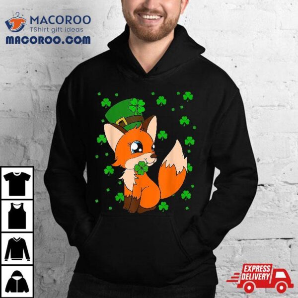 Cute Fox Shamrocks Saint Patrick’s Day Shirt