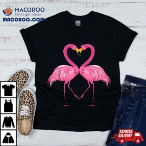 Cute Valentines Day Flamingo Funny Flamingle Love Pun Gift Shirt