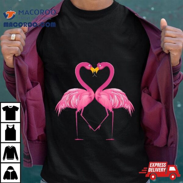 Cute Valentines Day Flamingo Funny Flamingle Love Pun Gift Shirt