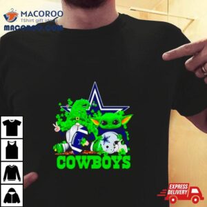 Dallas Cowboys Baby Yoda Happy St Patrick Rsquo S Day Shamrock Tshirt