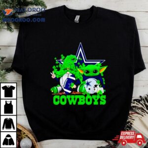 Dallas Cowboys Baby Yoda Happy St Patrick Rsquo S Day Shamrock Tshirt