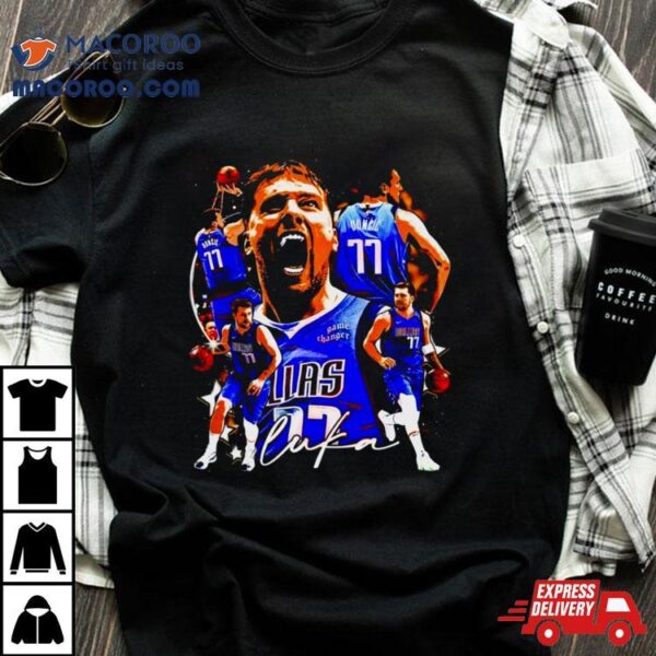 Dallas Mavericks Luka Doncic Graphic Poster Shirt