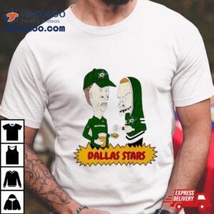 Dallas Stars Beavis And Butt Head Tshirt