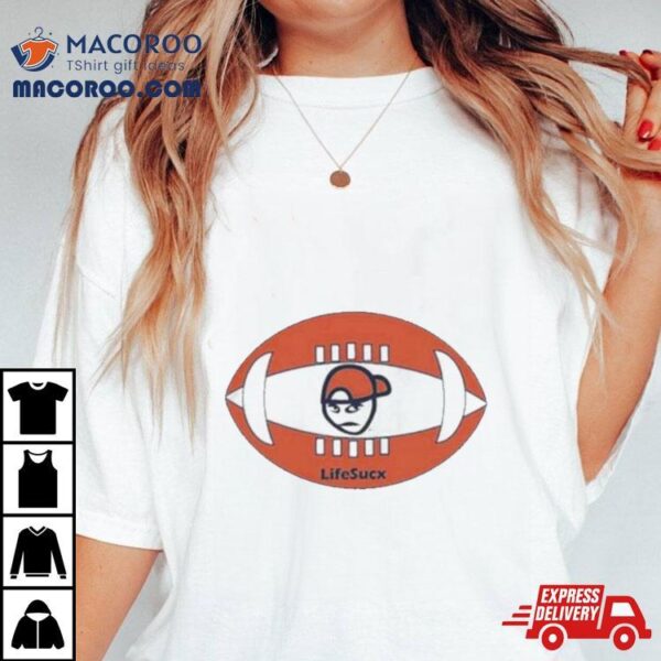 Denver Broncos Football Lifesucx Angry Guy T Shirt