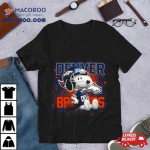 Denver Broncos Mix Snoopy T Shirt