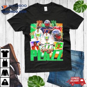 Deryc Plazz Miami Hurricanes Graphic Poster Shirt